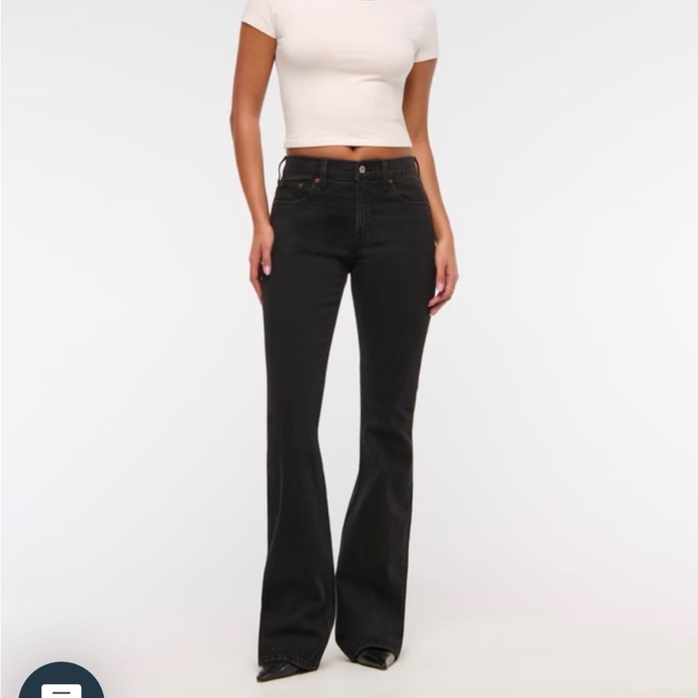 Abercrombie & Fitch Black Bootcut Jeans